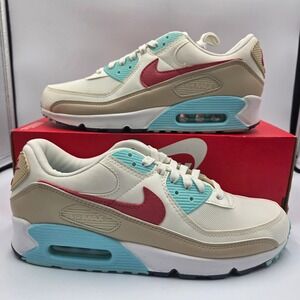 Nike Air Max 90 Womens Sail Archaeo Pink Copa Rattan DQ4699-100 Mens 10